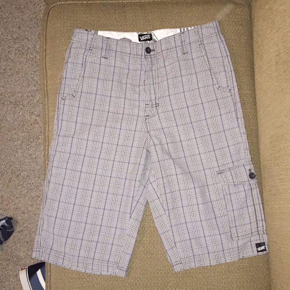 Vans plaid shorts